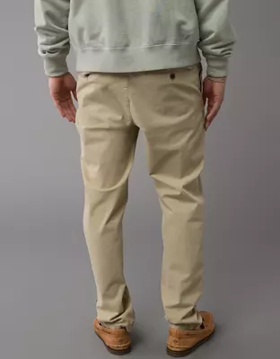 AE Flex Slim Straight Lived-In Khaki Pant-