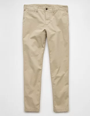 AE Flex Slim Straight Lived-In Khaki Pant-