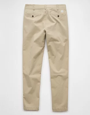 AE Flex Slim Straight Lived-In Khaki Pant-