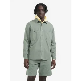 Aigle  Cotton and linen long-sleeved overshirt