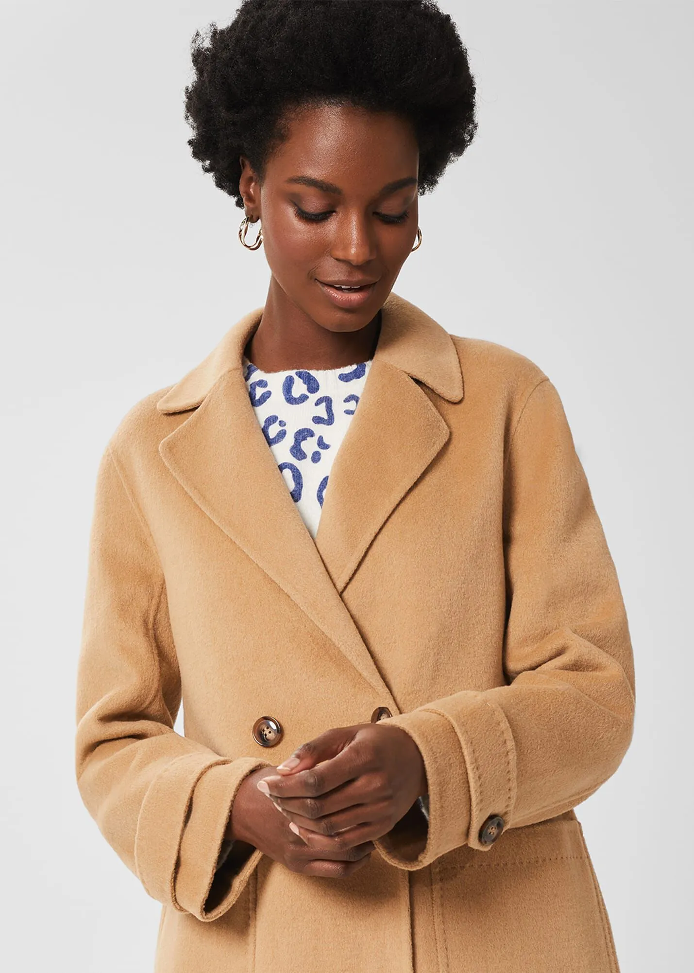 Alexandra Wool Blend Coat 