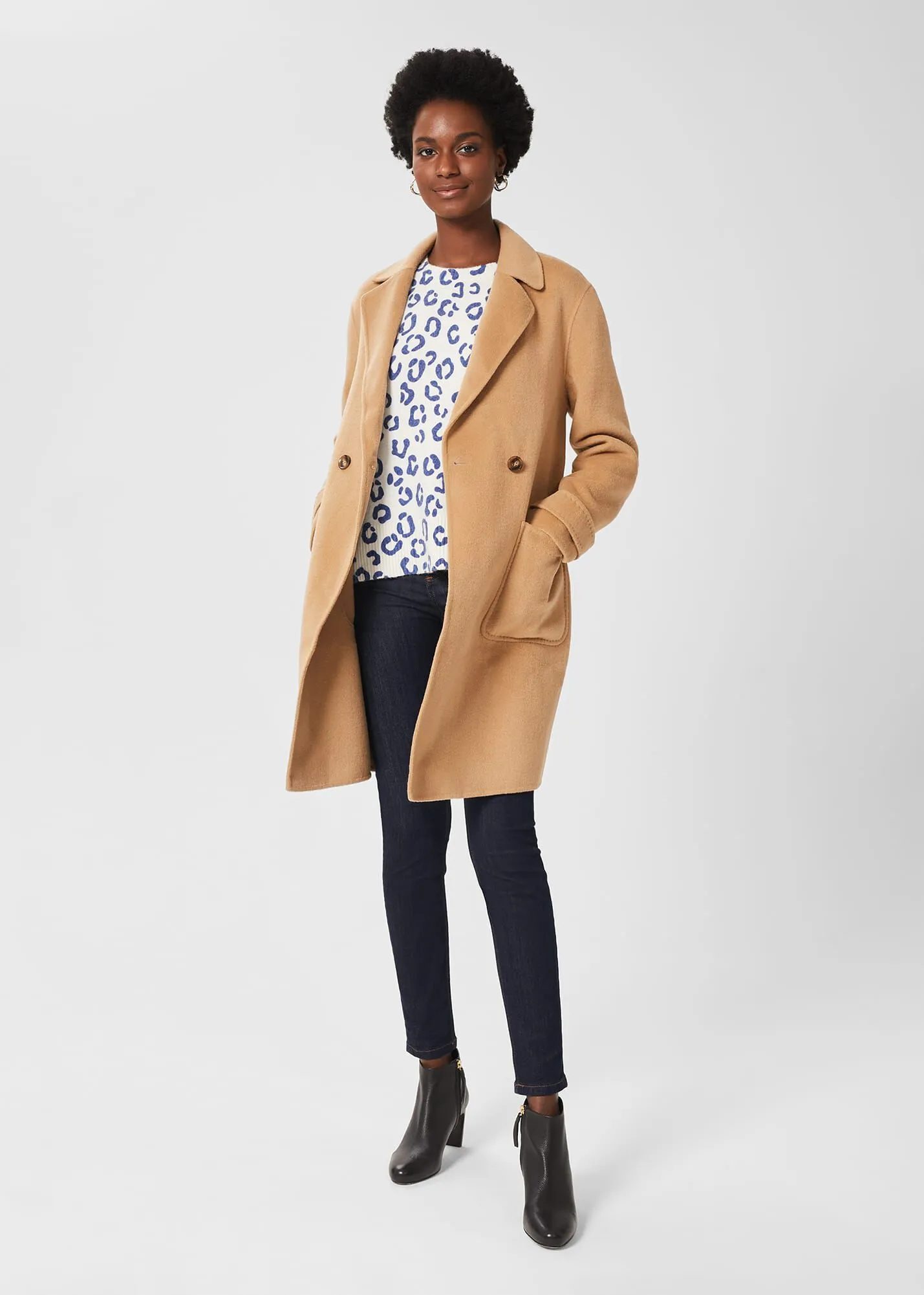 Alexandra Wool Blend Coat 