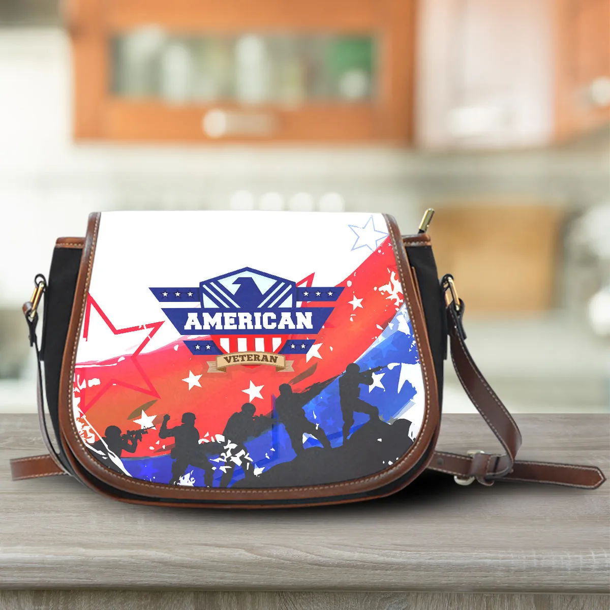 American Veteran Saddle Bag