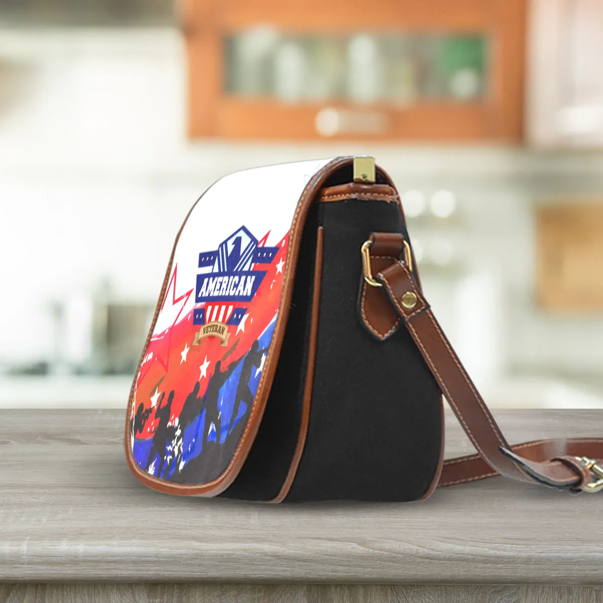 American Veteran Saddle Bag