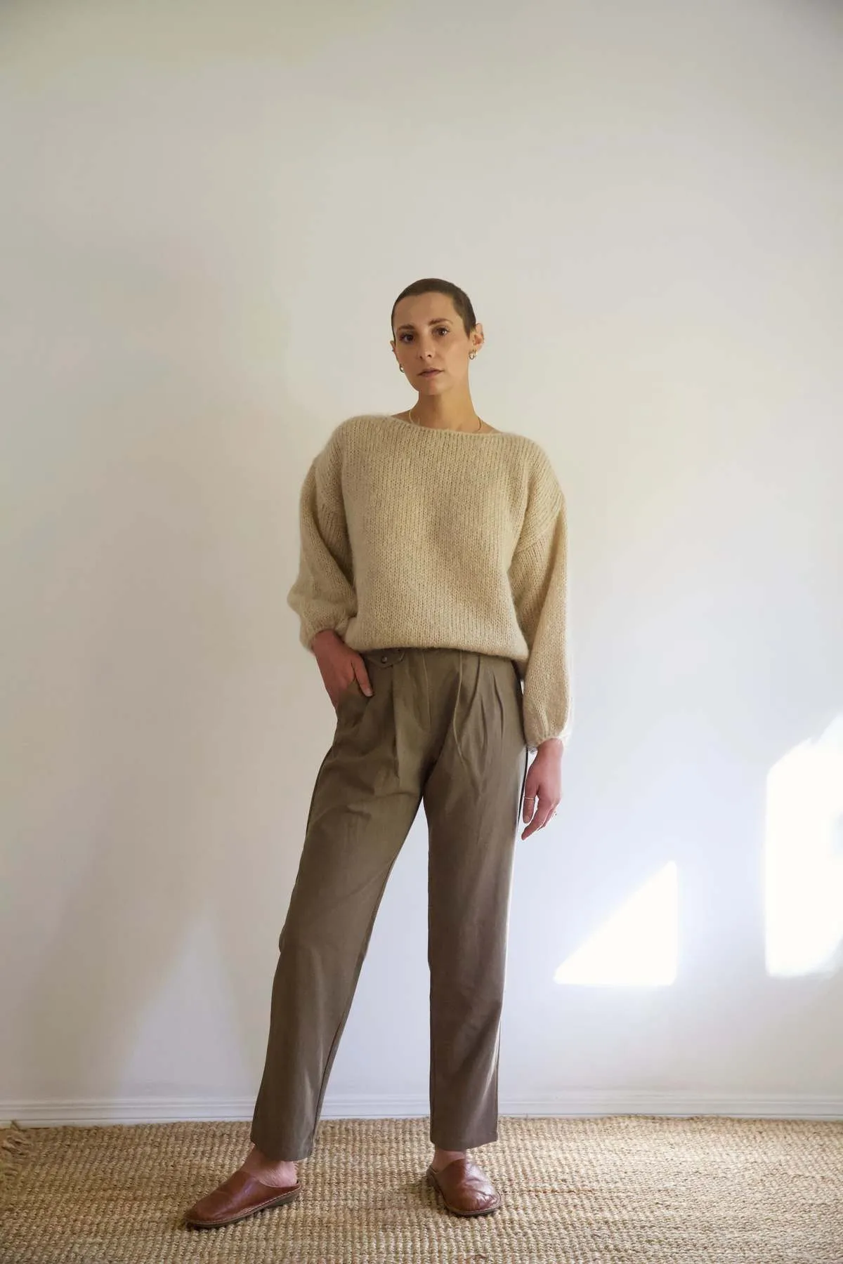 Anemone Sweater - Light Beige