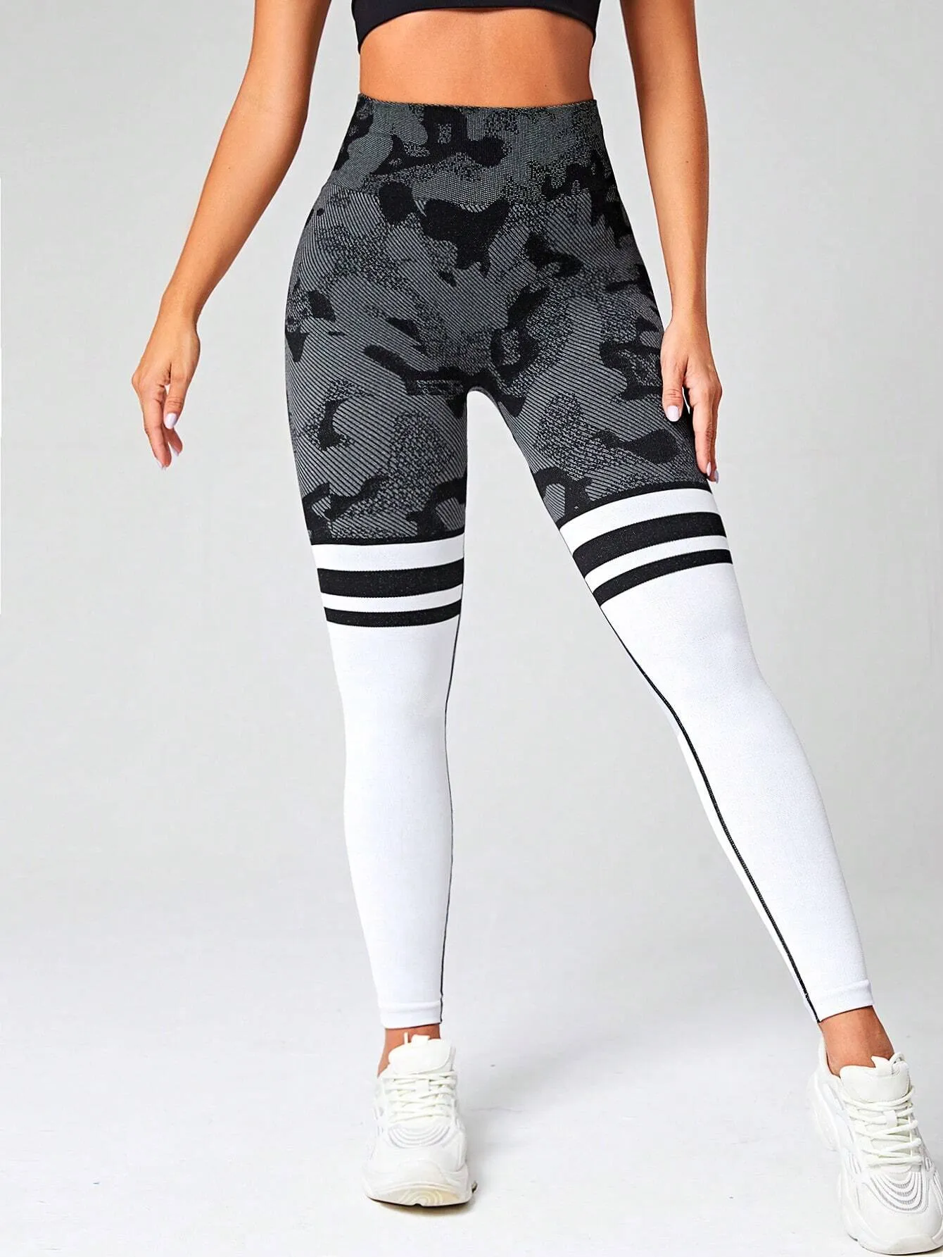 Anna Camo Print Workout Leggings