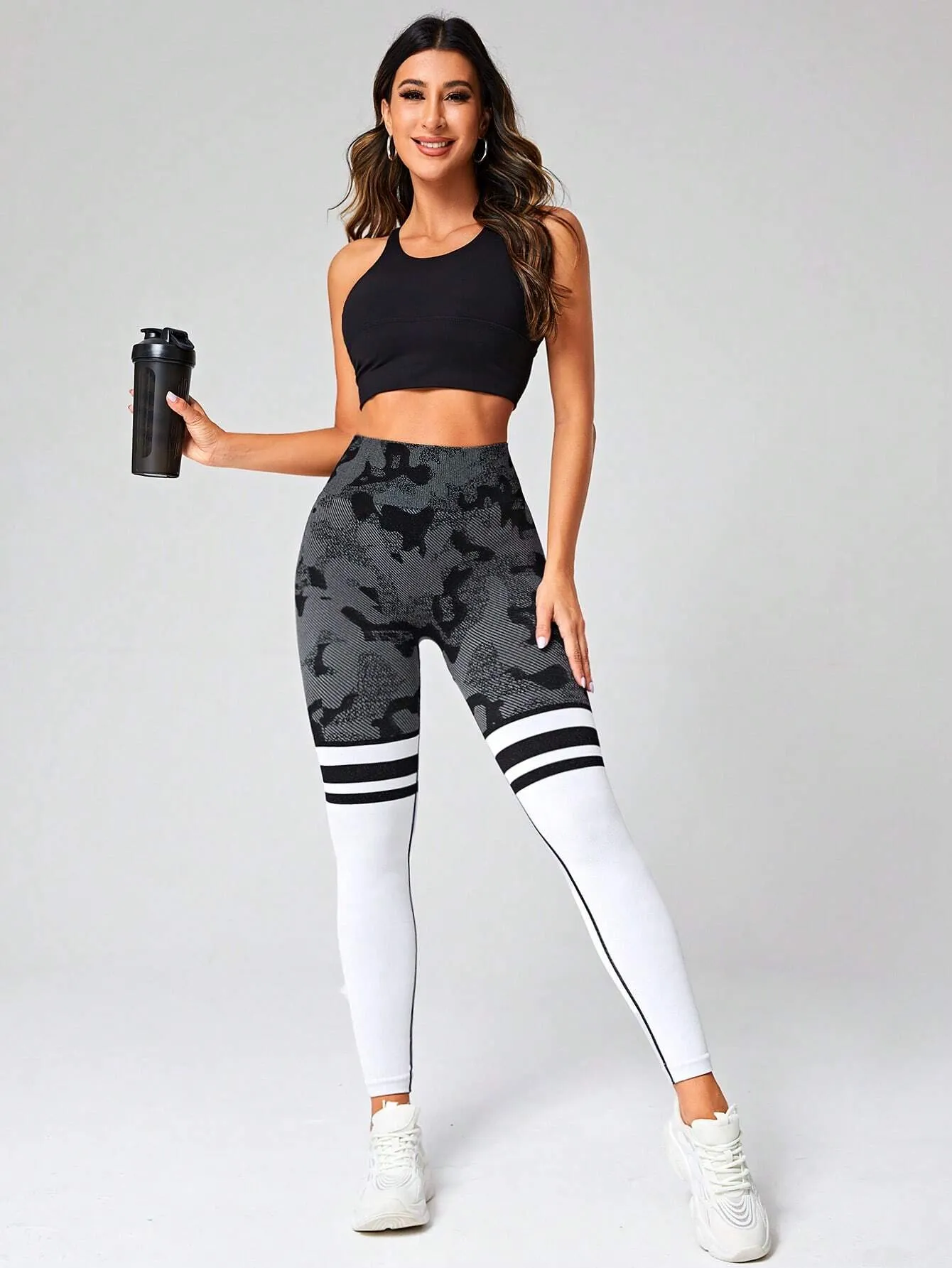 Anna Camo Print Workout Leggings