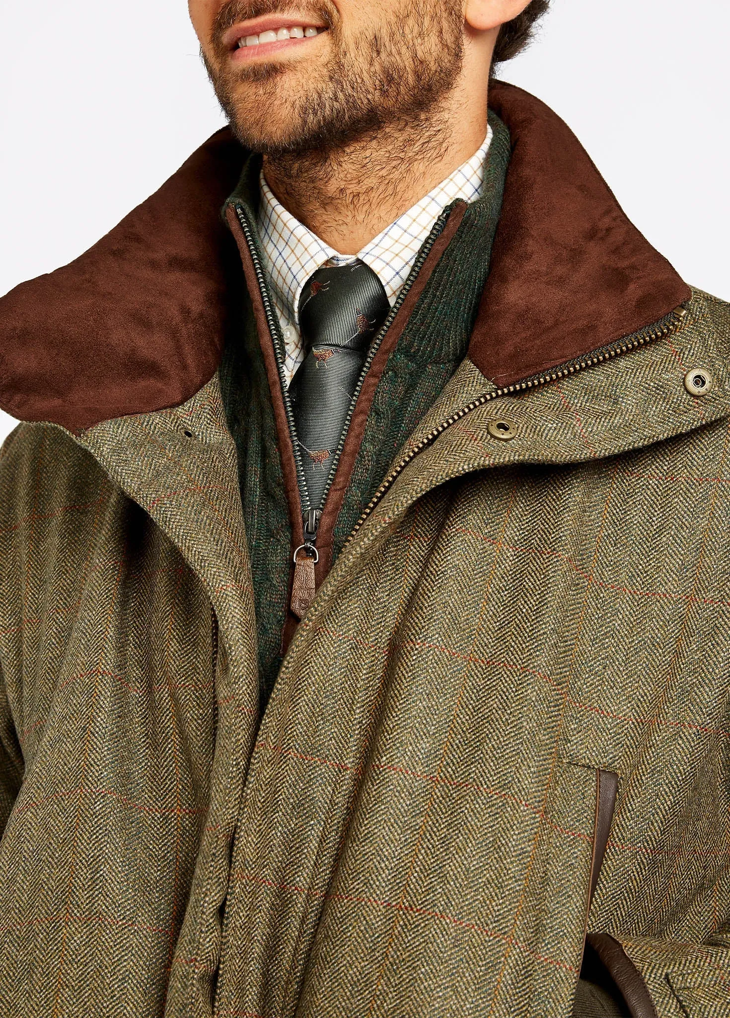 Ballinturbet Tweed Jacket - Cedar