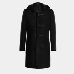 Black Long Montgomery coat