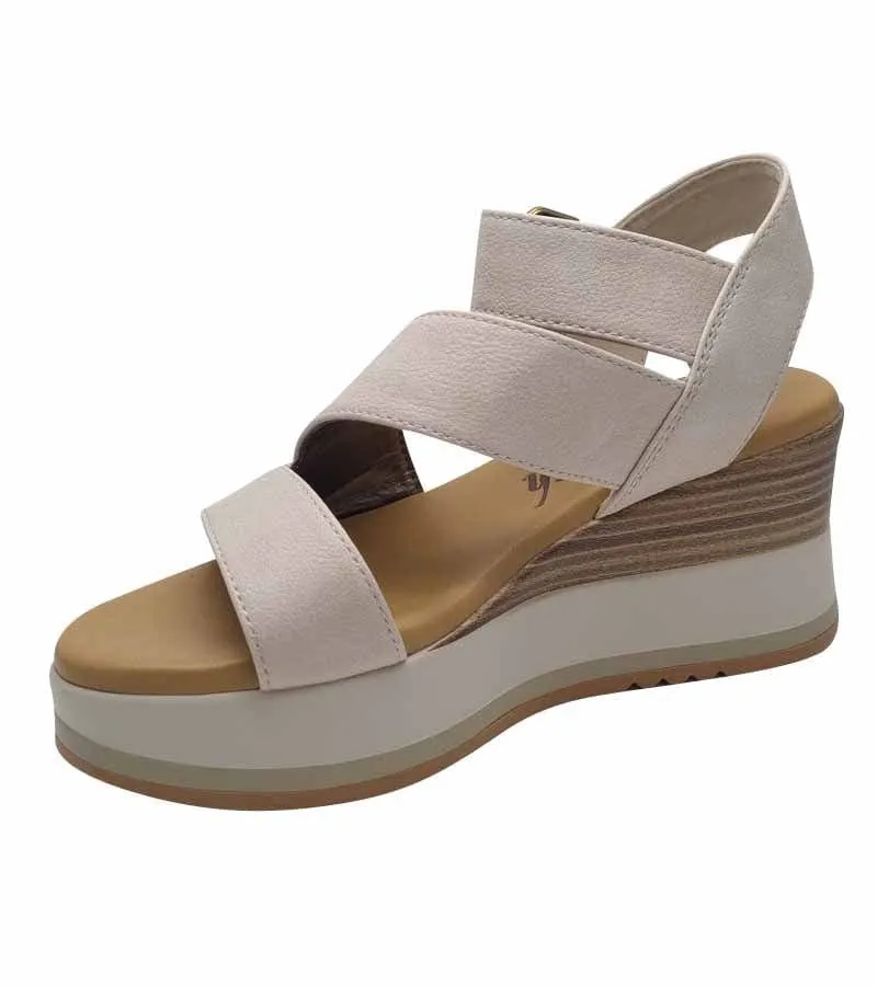 Blowfish Malibu Solly-B Wedge Sandal Bone