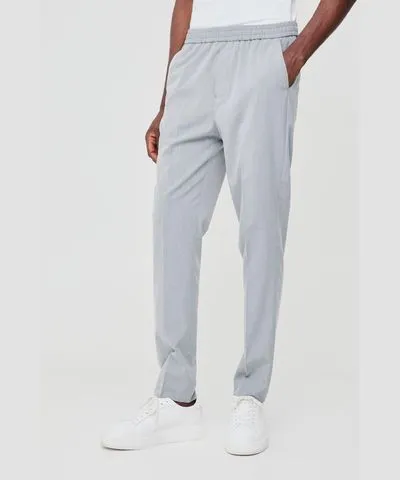 boohooMAN Mens Elastic Waist Slim Tailored Sweatpants