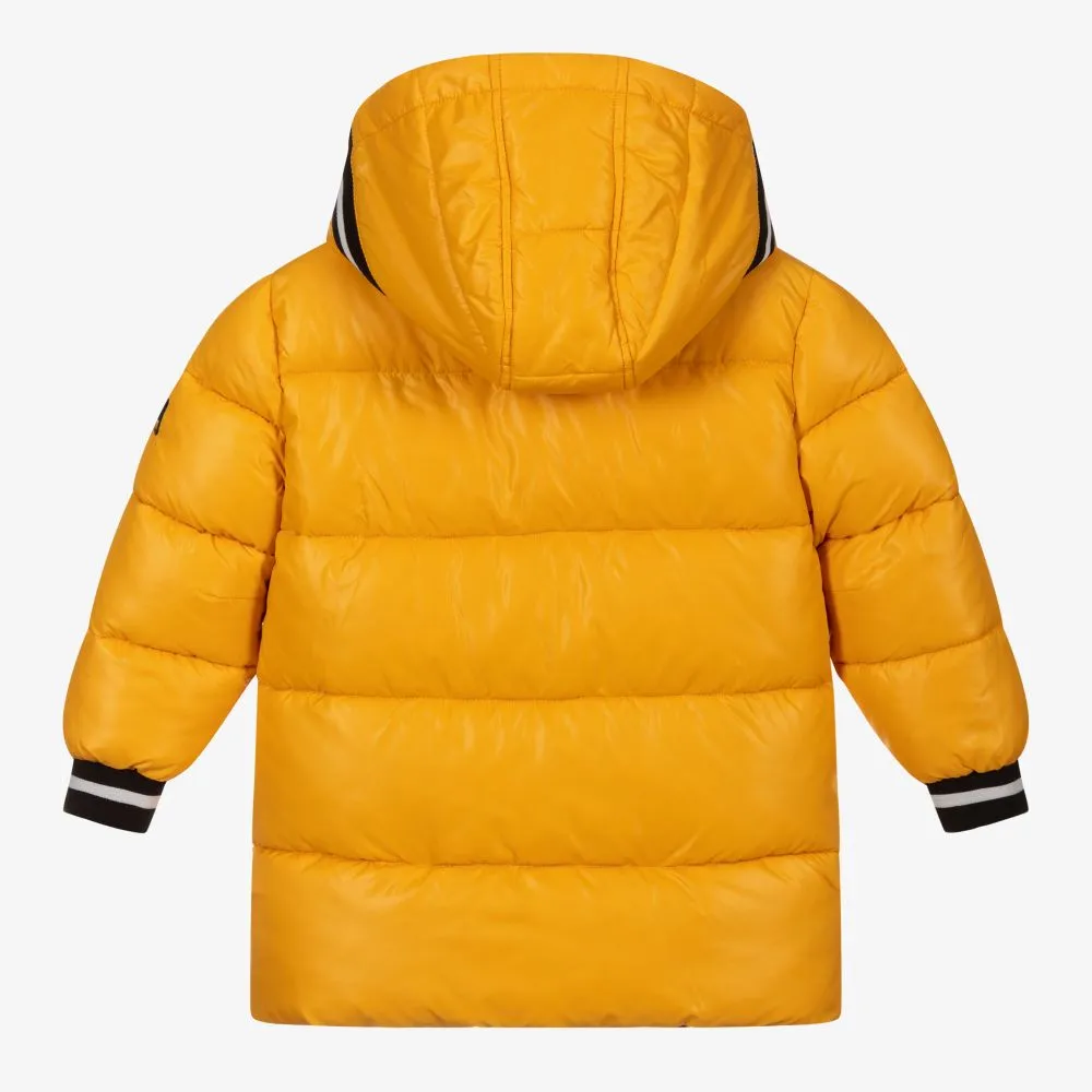 Boys Yellow Puffer Coat