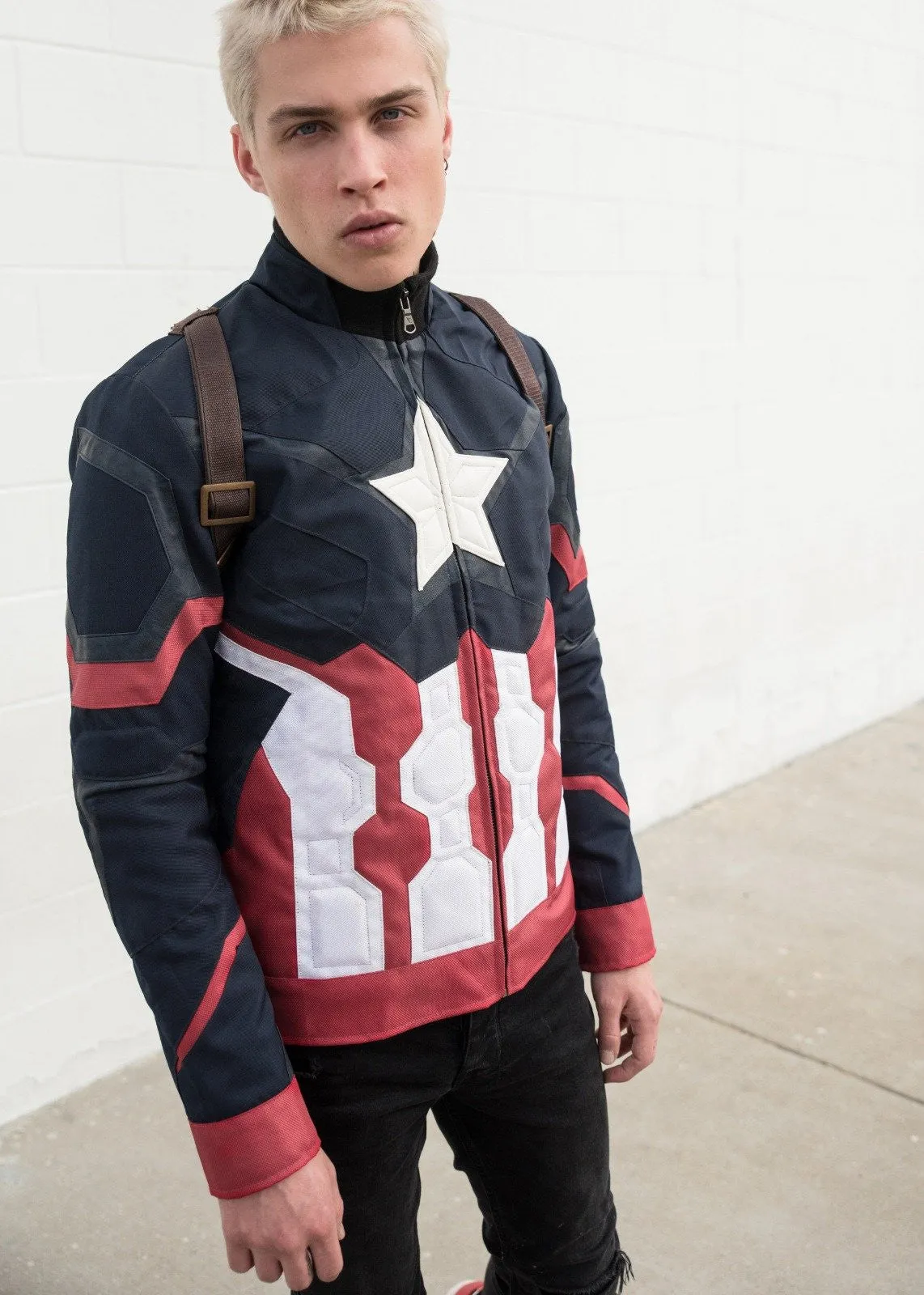 Buy Men's Captain America: Civil War Leather Textile Jacket | LucaJackets