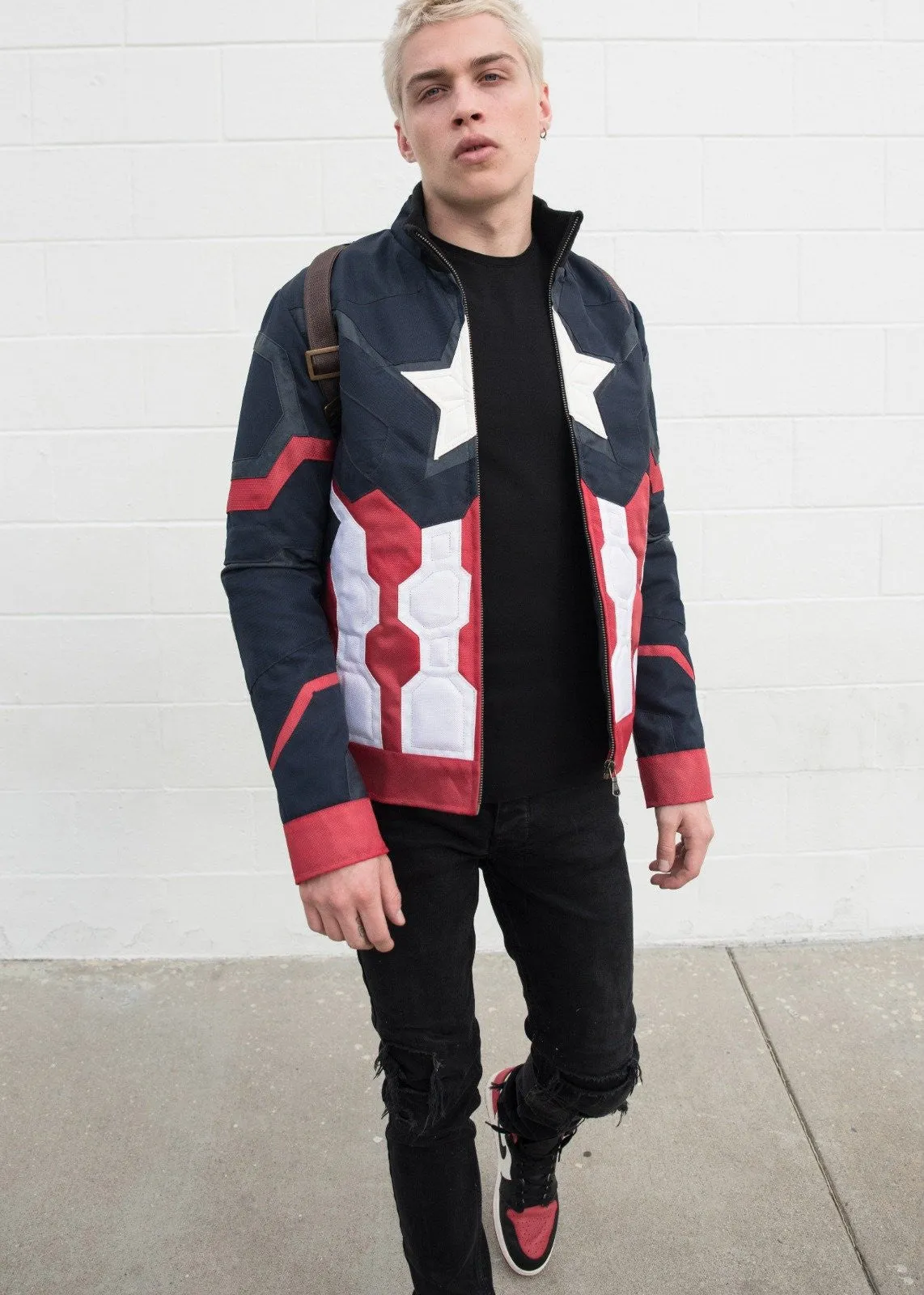 Buy Men's Captain America: Civil War Leather Textile Jacket | LucaJackets