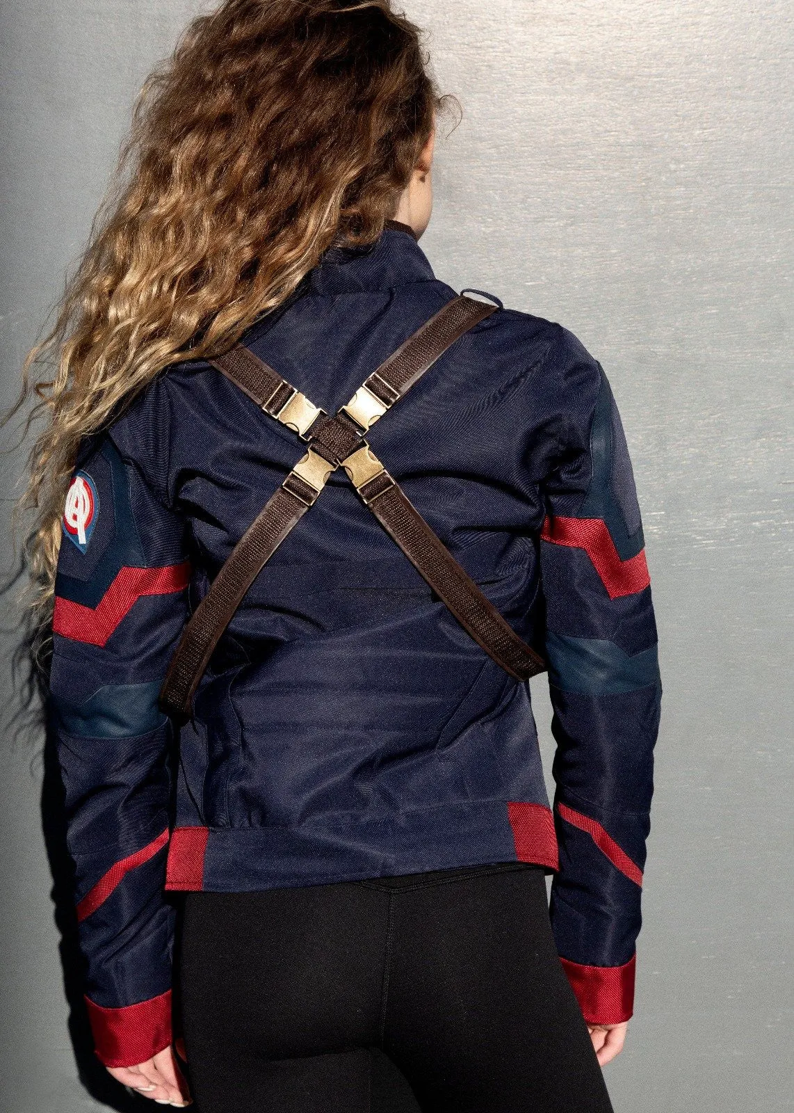 Buy Women's Captain America: Civil War Leather Textile Jacket | LucaJackets