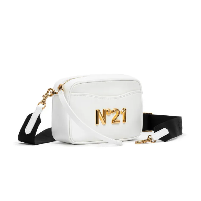 CAMERA BAG IN LEATHER Woman White