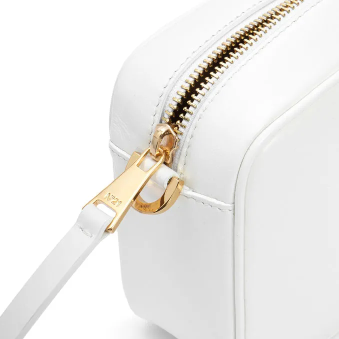 CAMERA BAG IN LEATHER Woman White