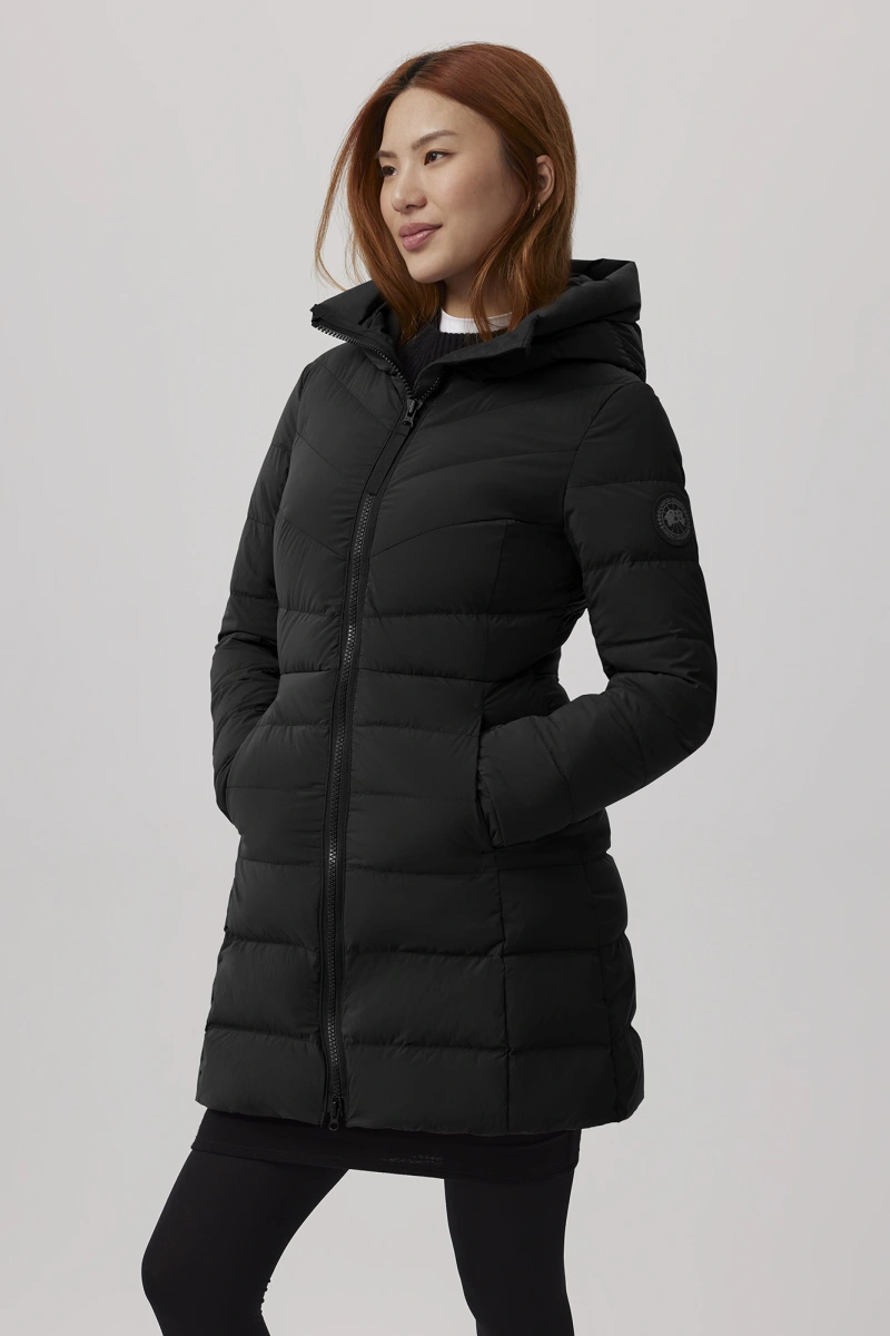 Canada Goose Clair Coat Black - A One Clothing