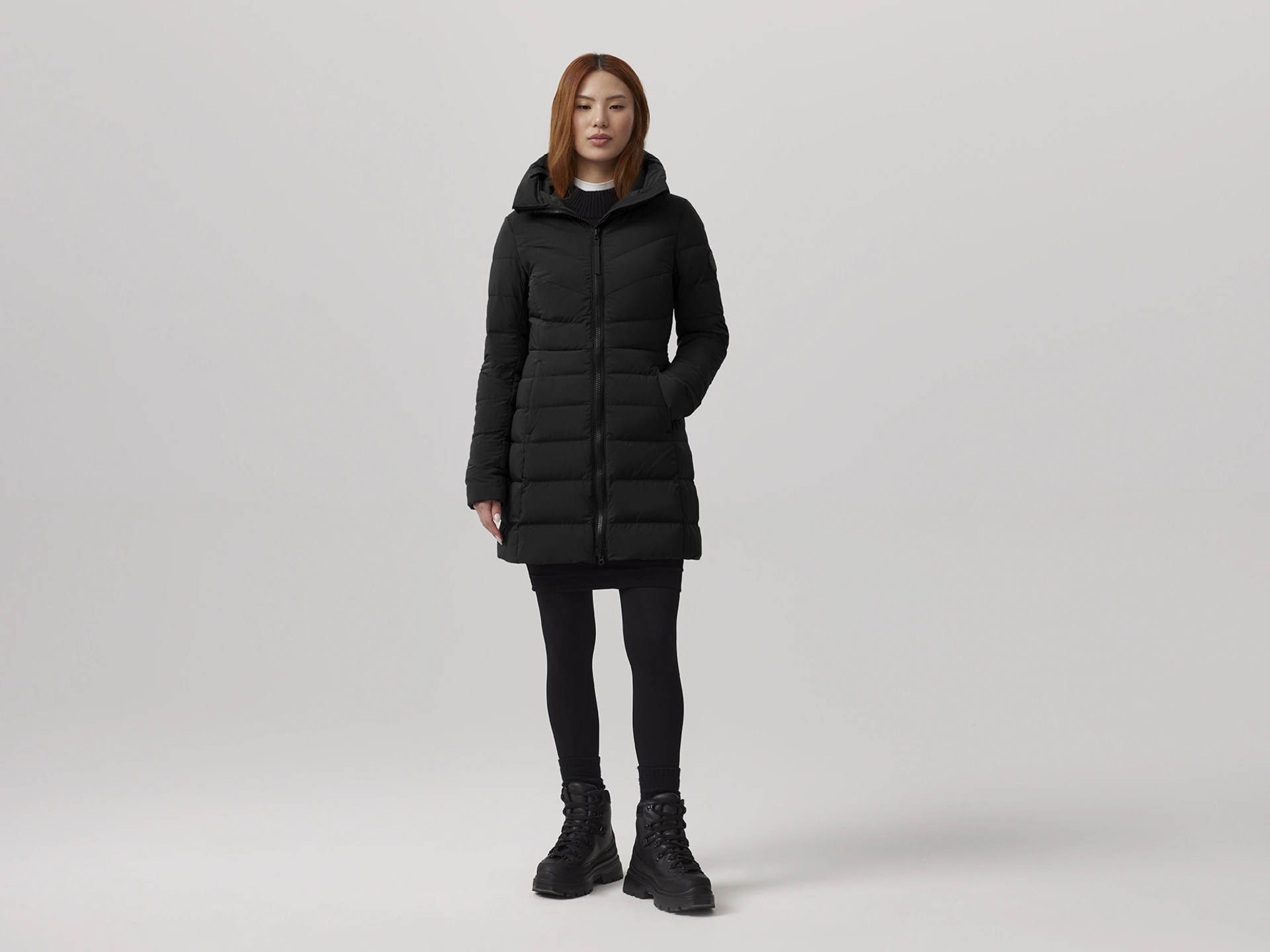 Canada Goose Clair Coat Black - A One Clothing