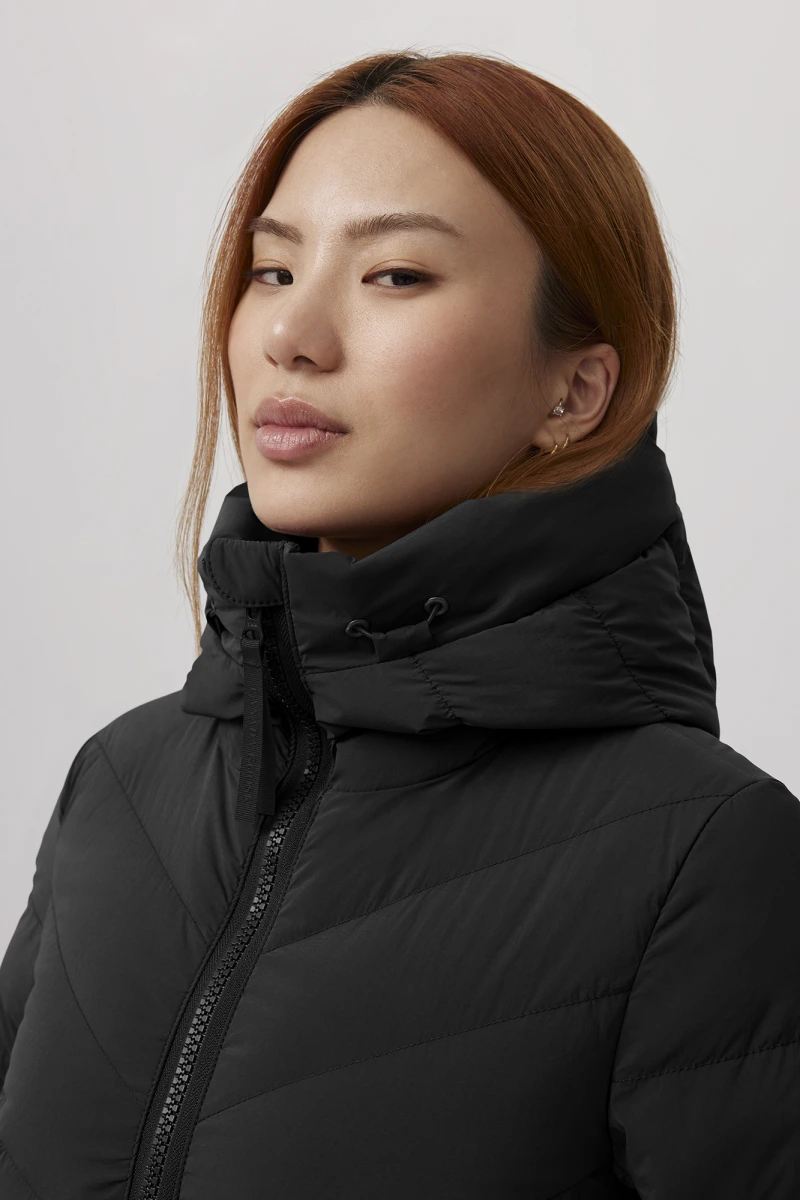 Canada Goose Clair Coat Black - A One Clothing