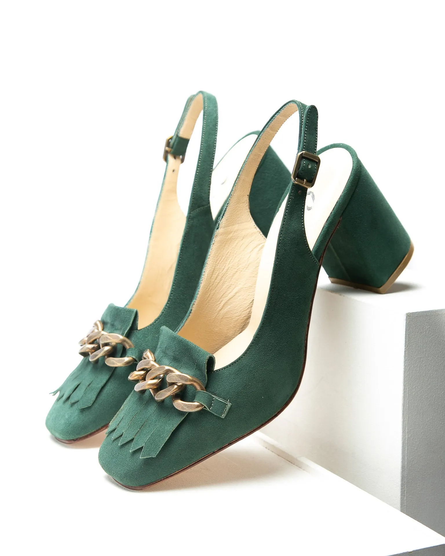 Catena Olive Suede