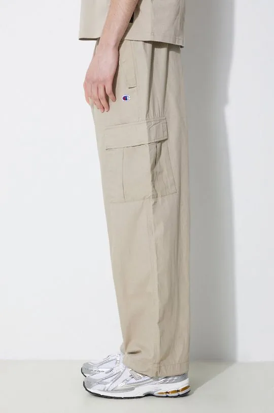 Champion cotton trousers beige color 220015