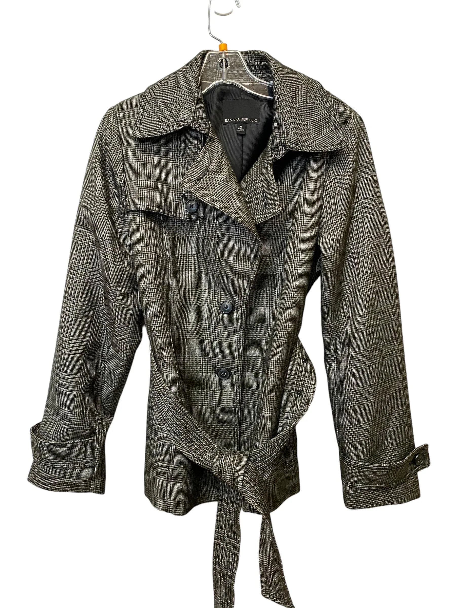 Coat Other By Banana Republic In Grey, Size: 6