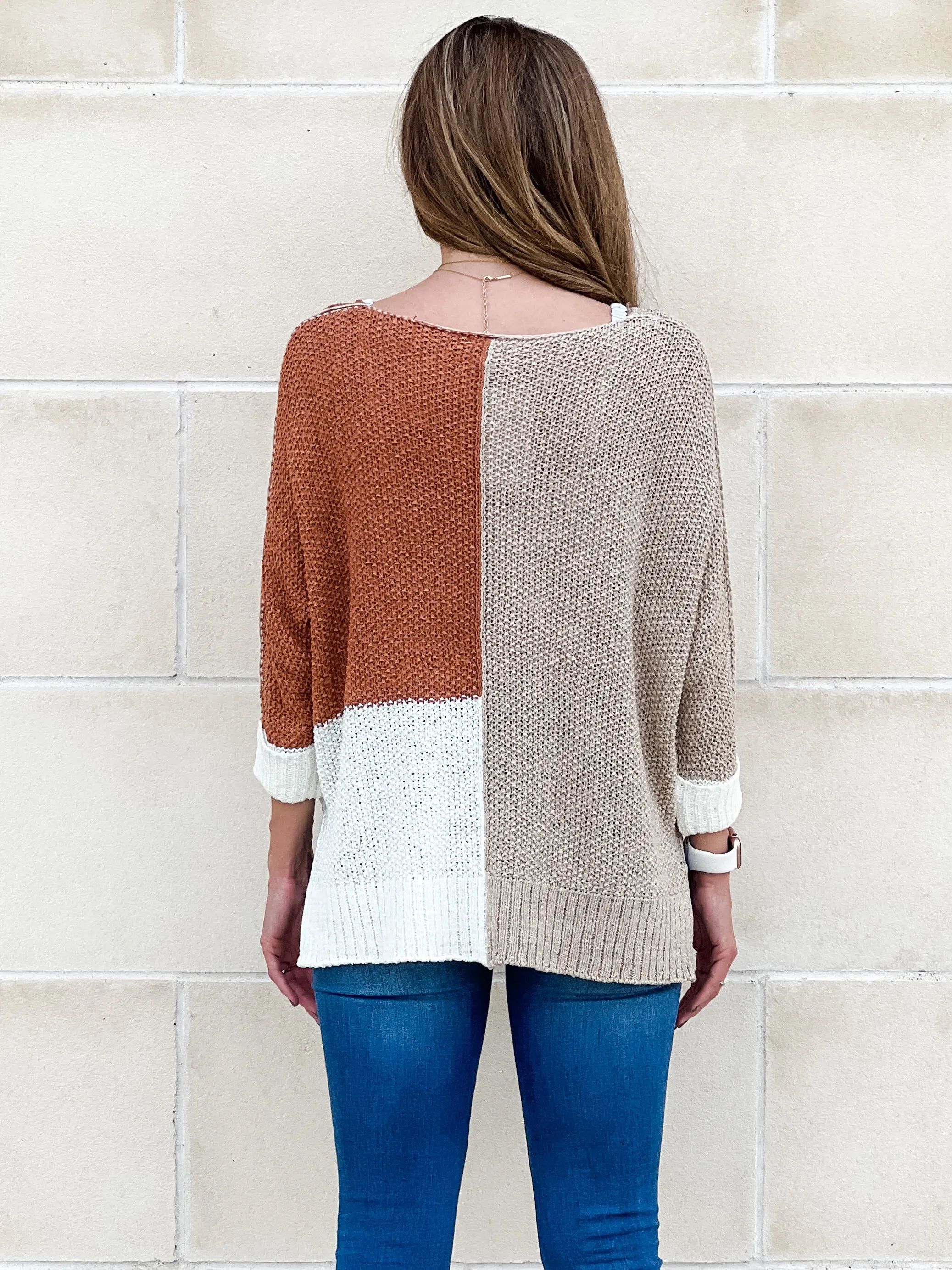 Color Block Maggie Sweater