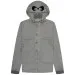 C.P. Company Goggle Flatt Nylon Hooded Overshirt Drizzle Grey