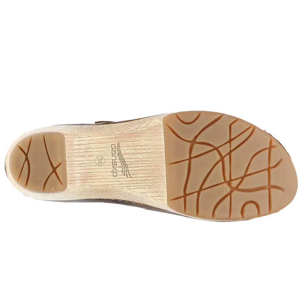 Dansko Lilah Mary-Jane Heel Tan Oiled (Women's)