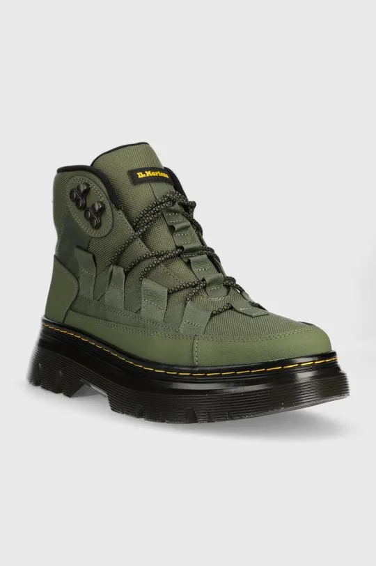 Dr. Martens biker boots Boury women's green color