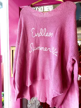 Endless Summer Crochet Knit Sweater