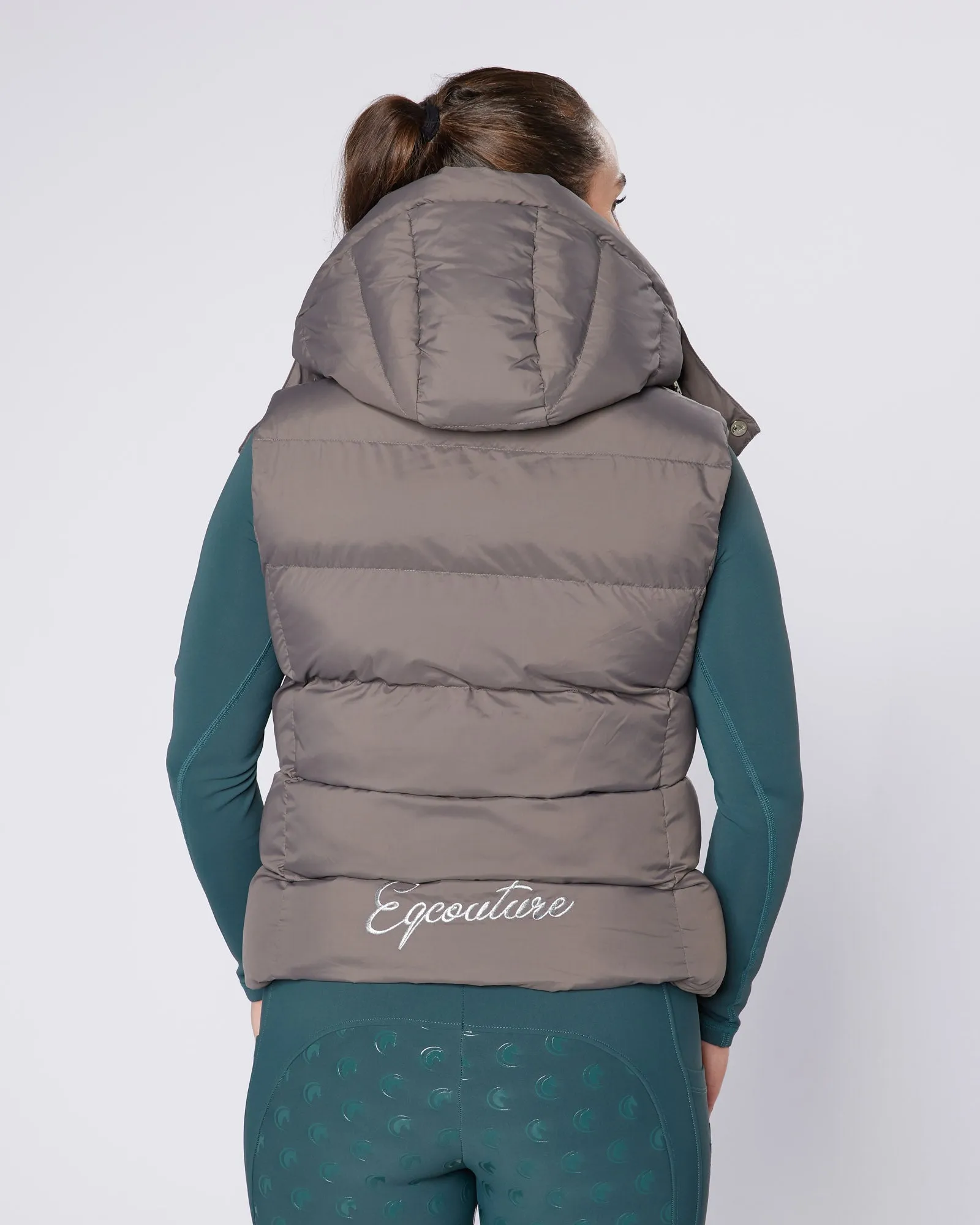 Exclusive Grey Gilet - Detachable Hood