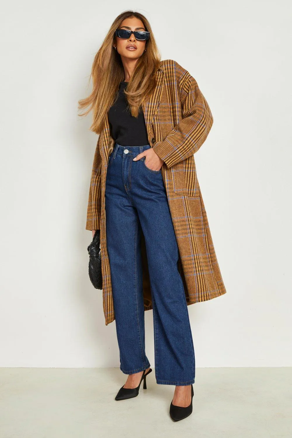 Flannel Wool Look Coat