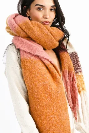 Fluffy Fringed Scarf