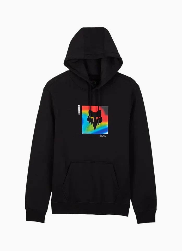 Fox Scans Fleece Pullover Hoody - Black