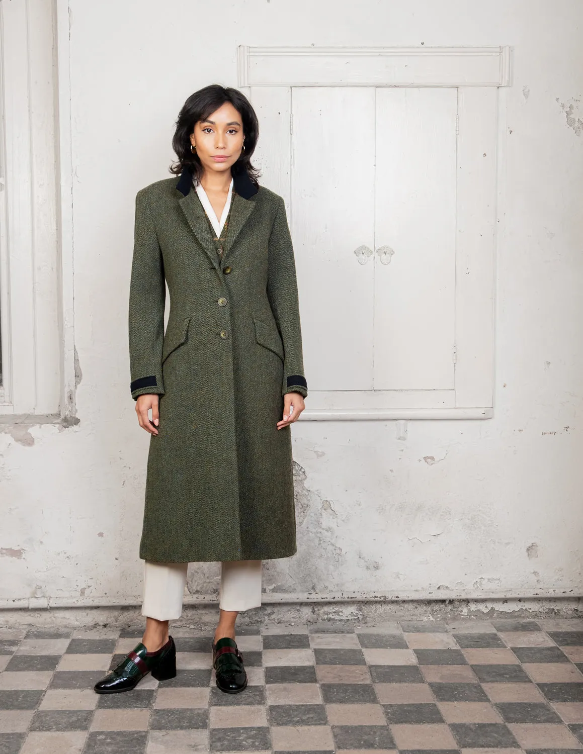 Fran Tweed Coat - Donegal Magee Tweed