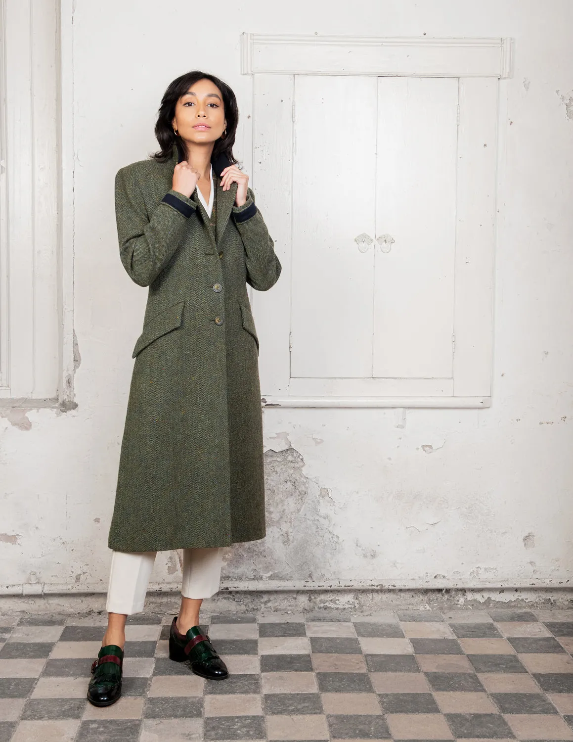 Fran Tweed Coat - Donegal Magee Tweed