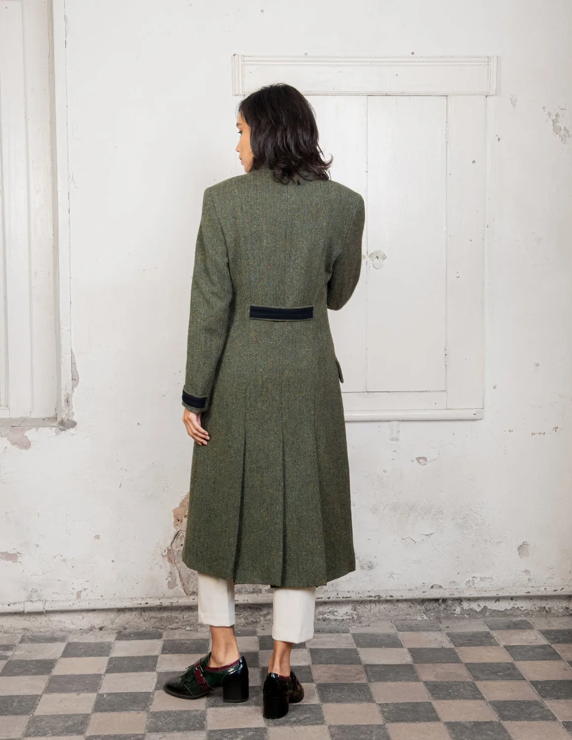 Fran Tweed Coat - Donegal Magee Tweed