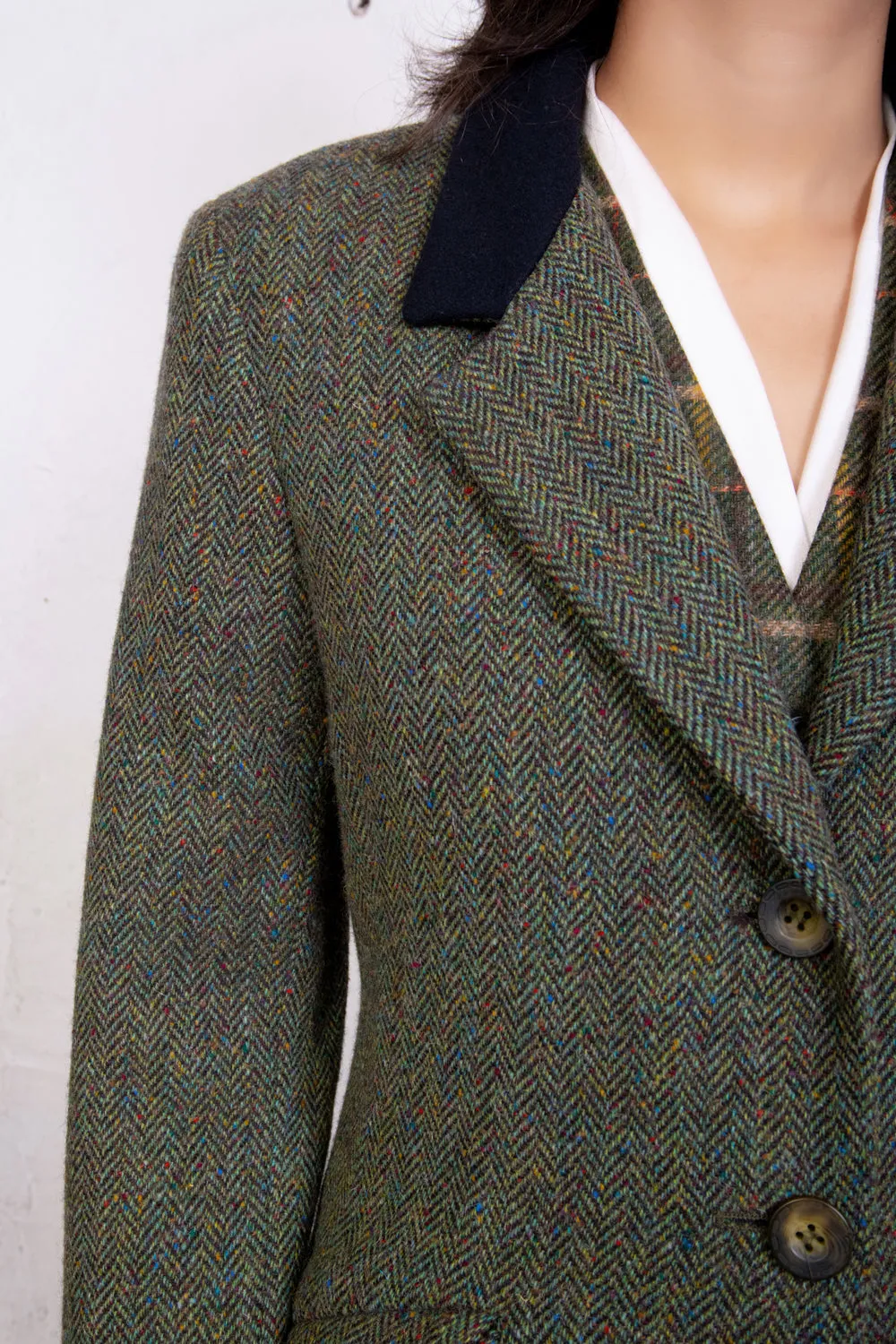 Fran Tweed Coat - Donegal Magee Tweed