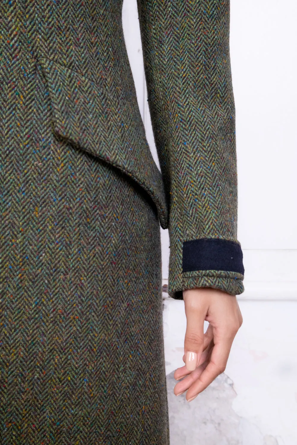 Fran Tweed Coat - Donegal Magee Tweed