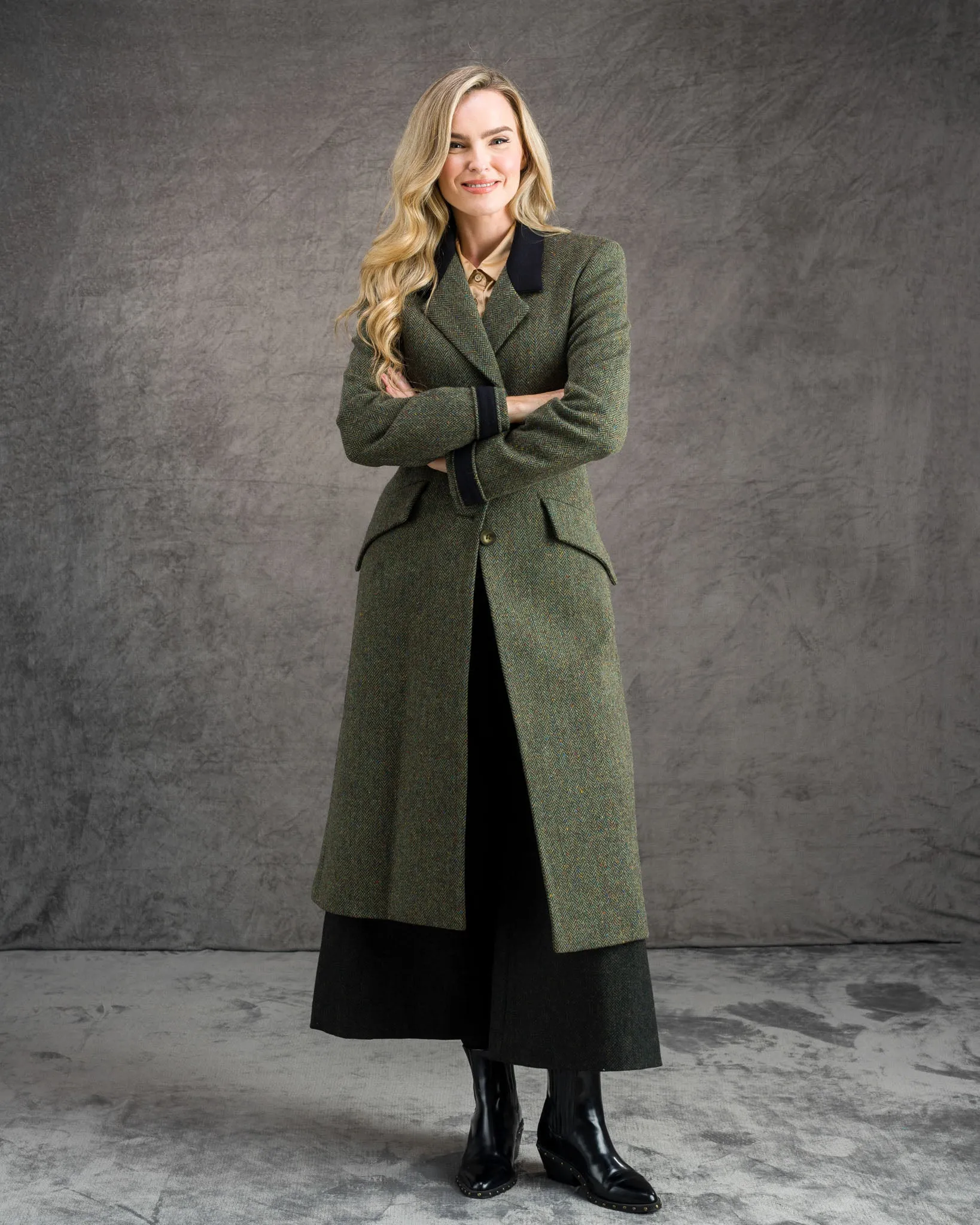 Fran Tweed Coat - Donegal Magee Tweed