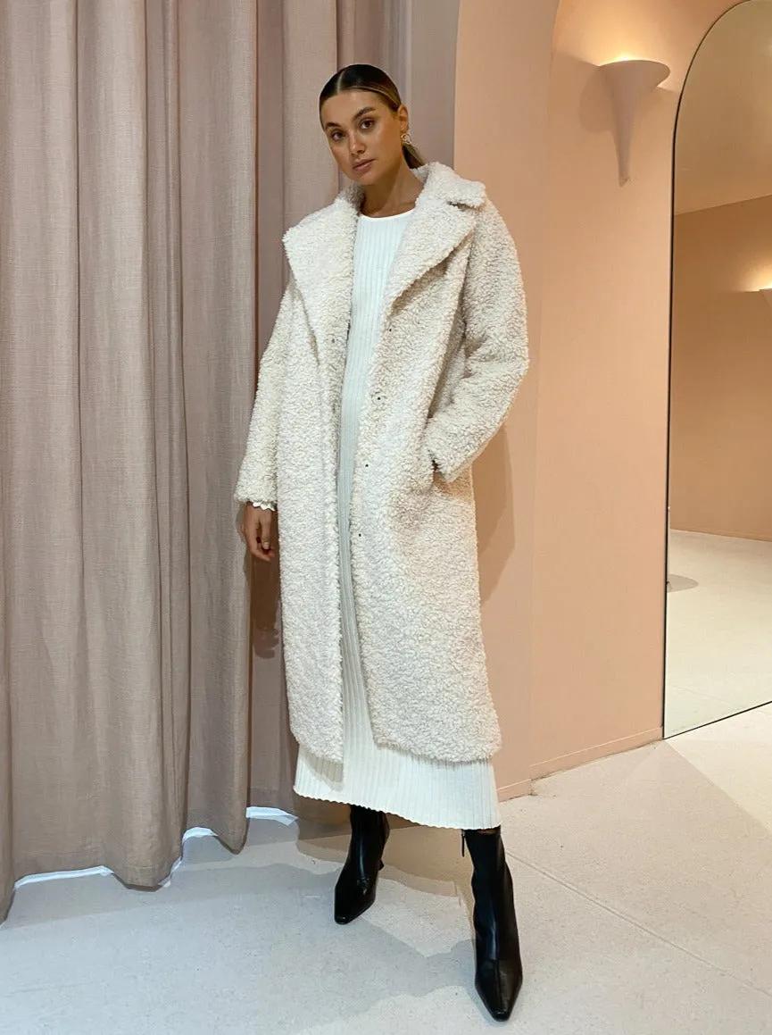 Friends with Frank Henrietta Coat in Cream