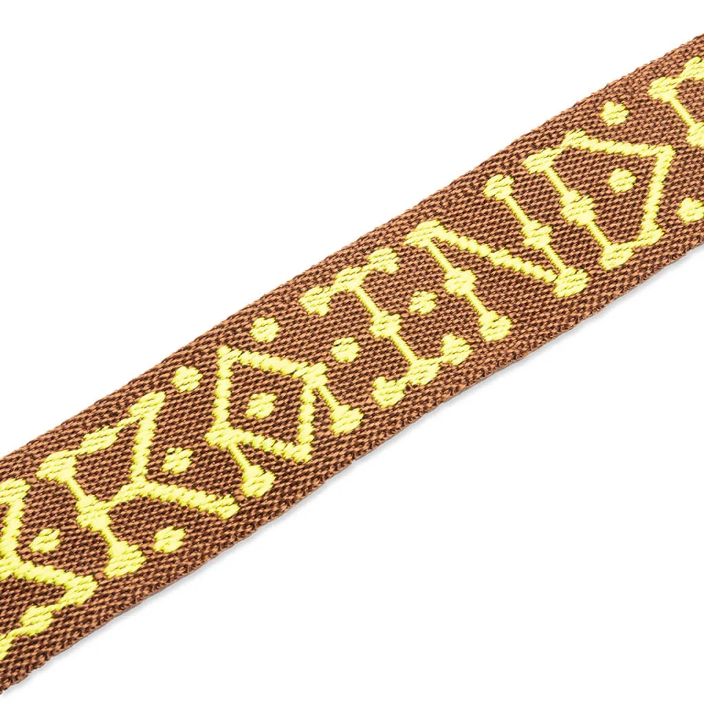 Frogger Woven Belt - Brown