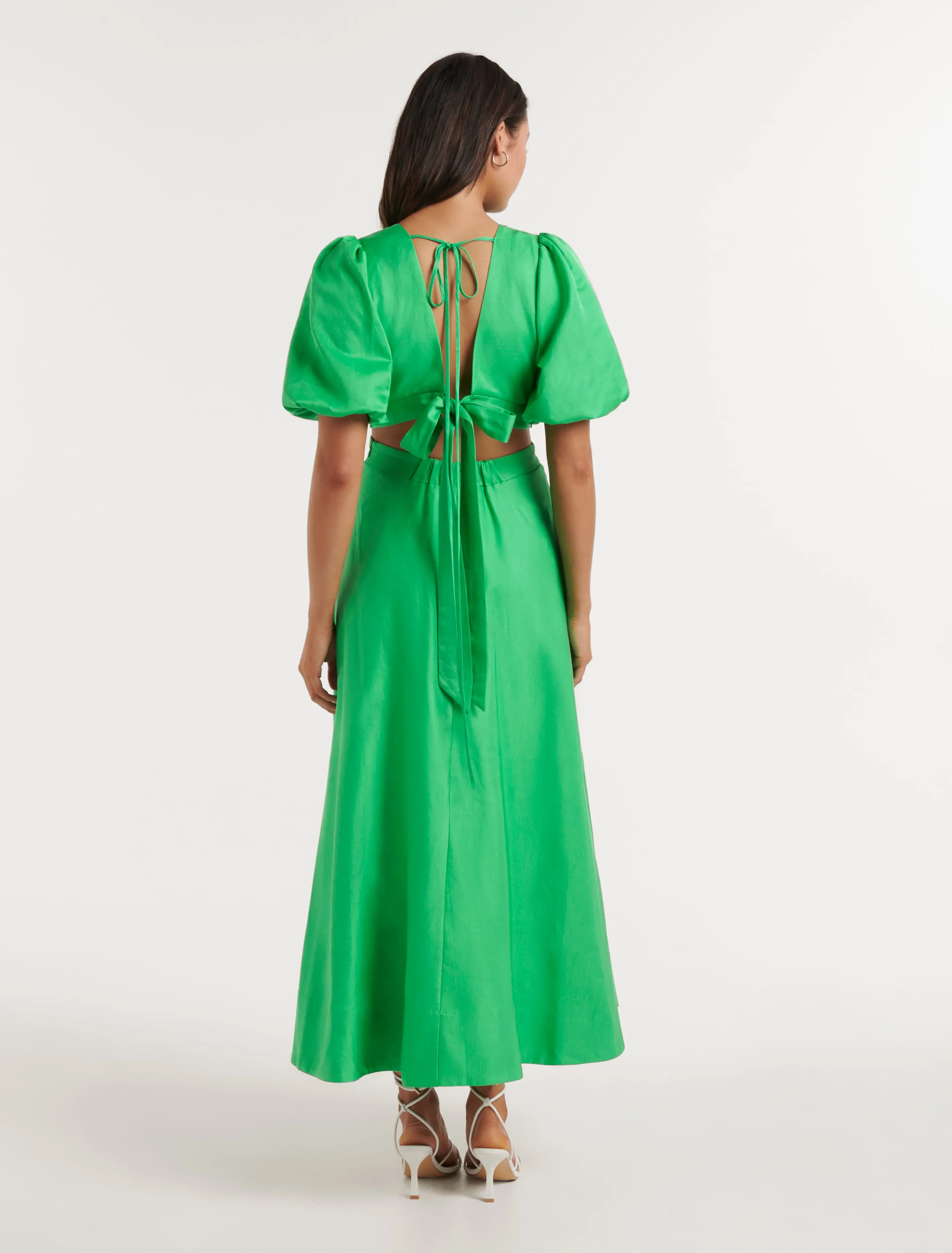 Hadley Tie Back Midi Dress