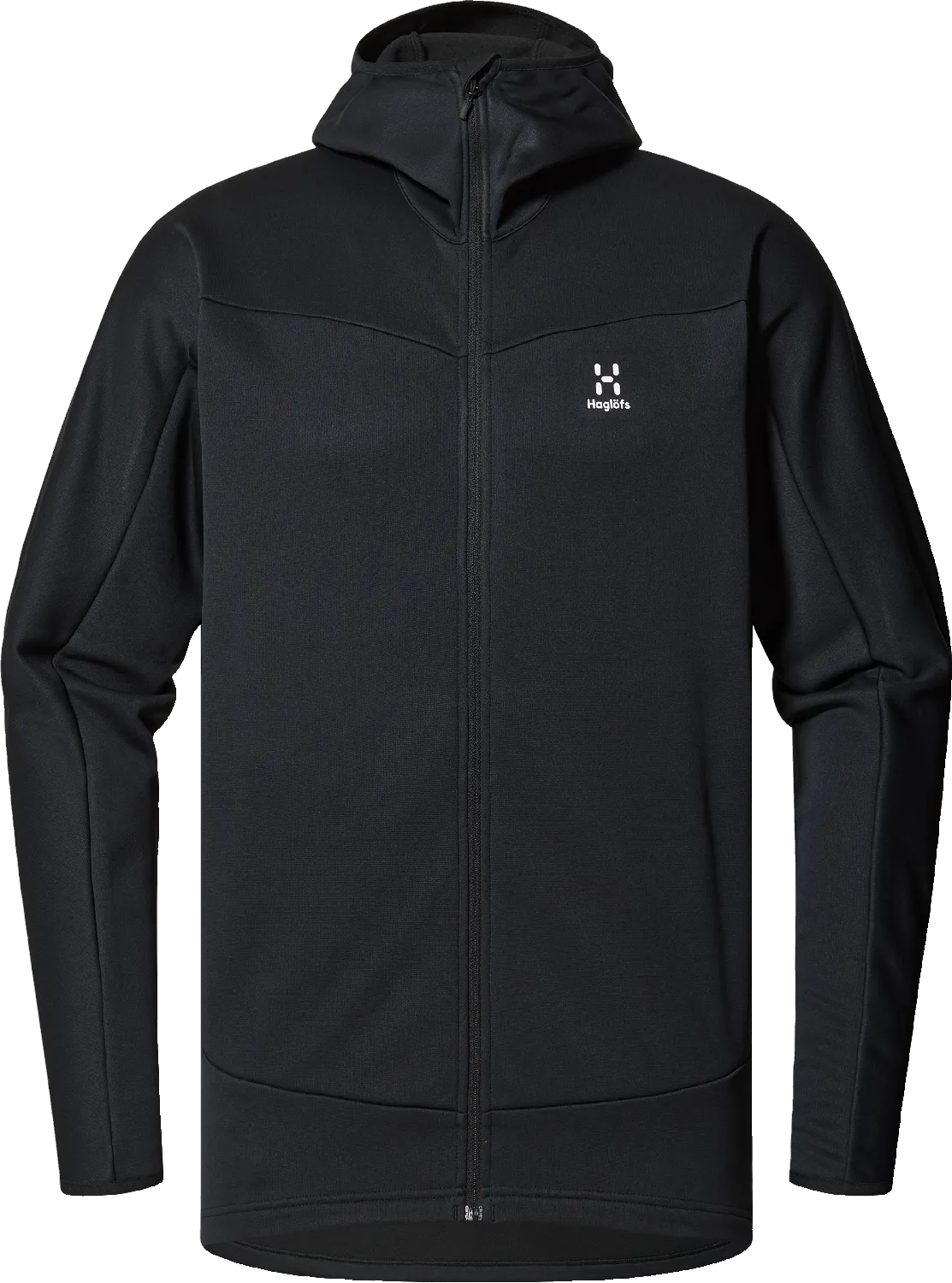 Haglöfs Men's Frost Mid Hood True Black Solid | Buy Haglöfs Men's Frost Mid Hood True Black Solid here | Outnorth