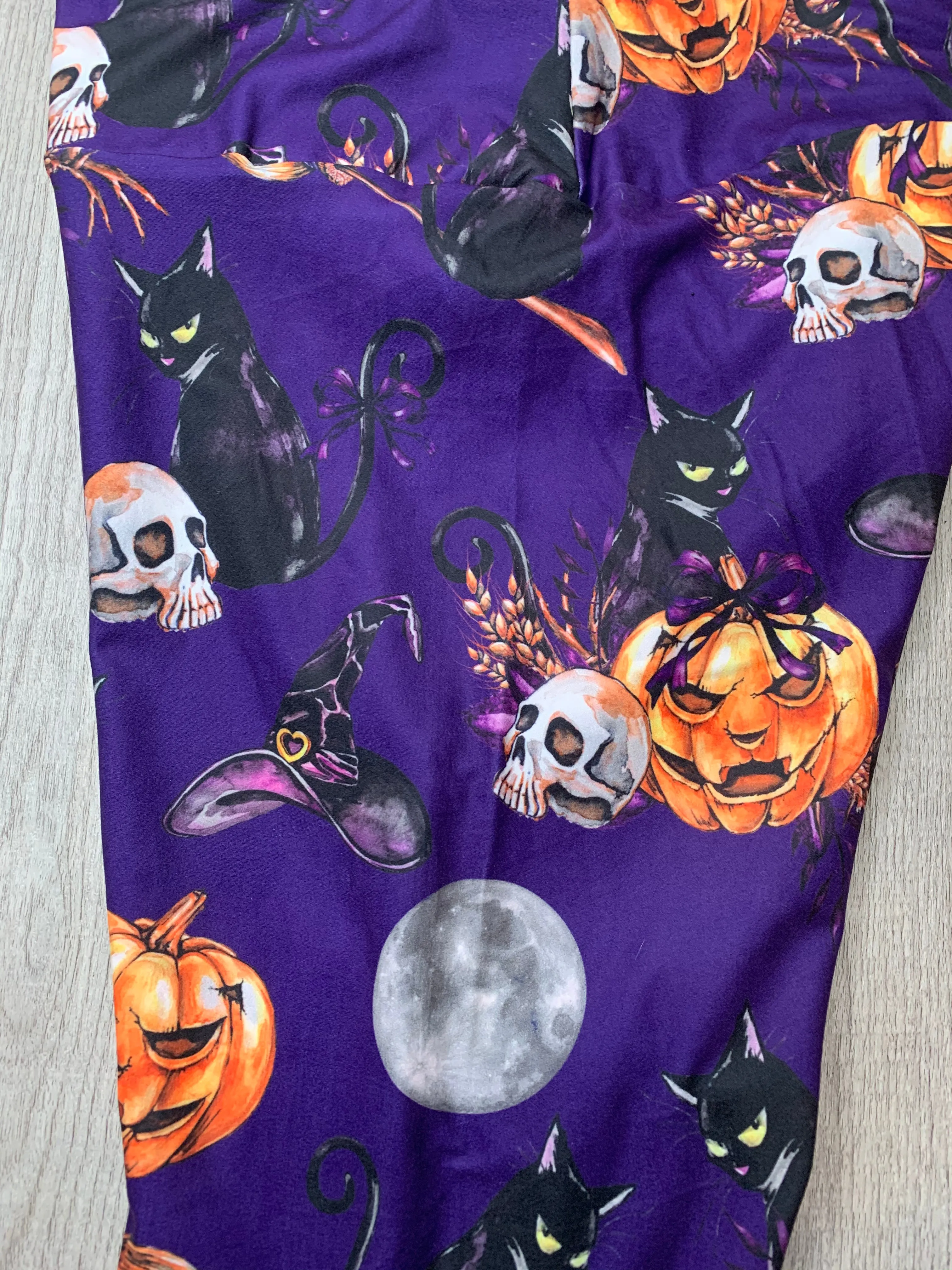 Halloween Cat Soft Leggings