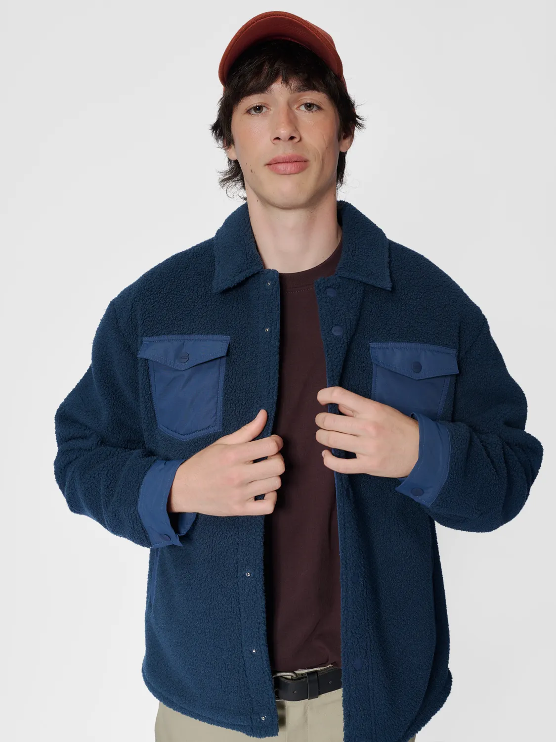 hmlFLEECE OVERSHIRT SPORTSWEAR Fleece overshirt