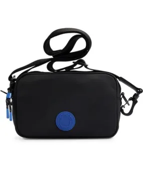 Hugo Crossbody bag with smiley-face logo patch