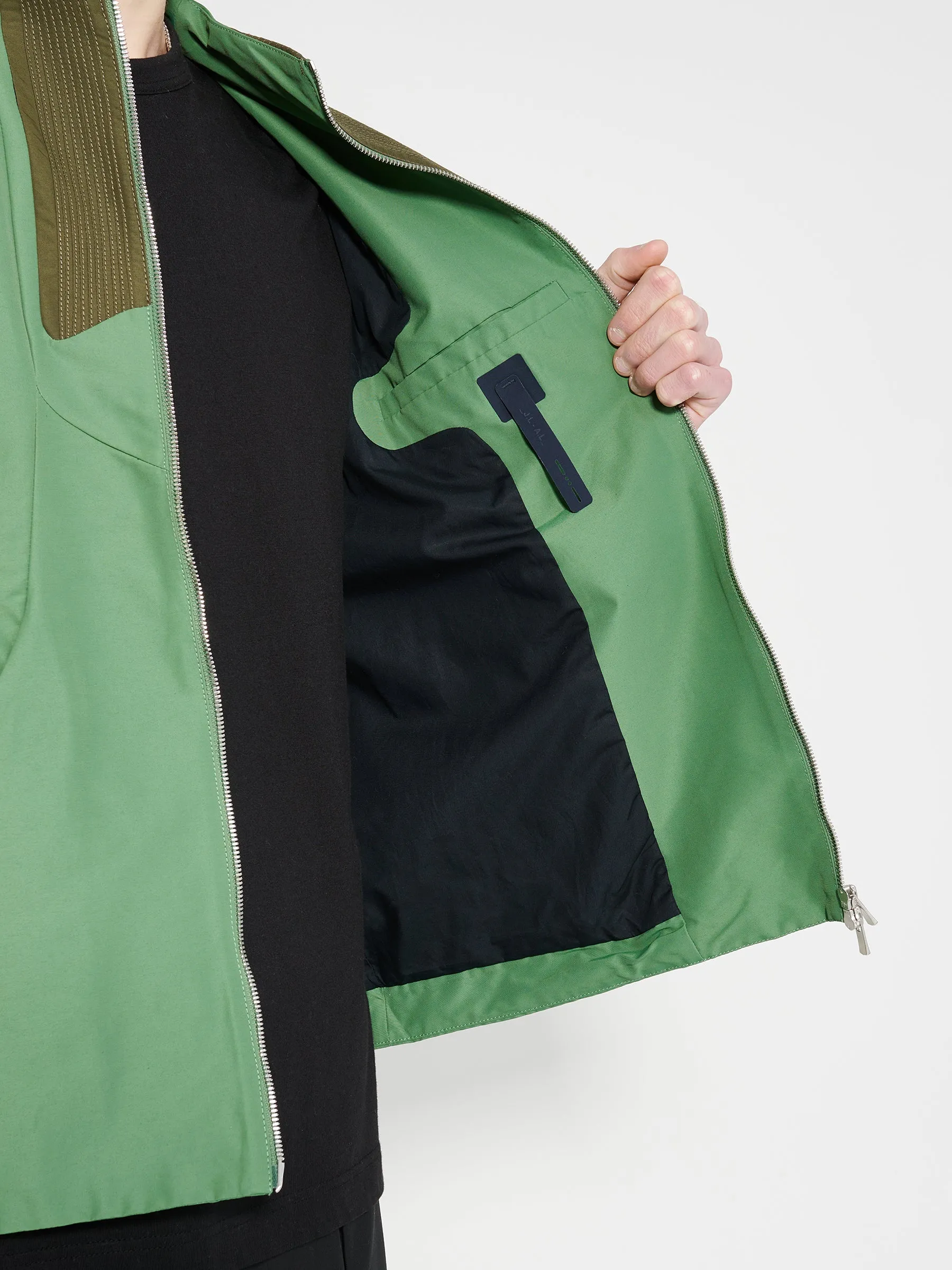 _J.L-A.L_ Pavse Jacket Dark Green / Dark Green